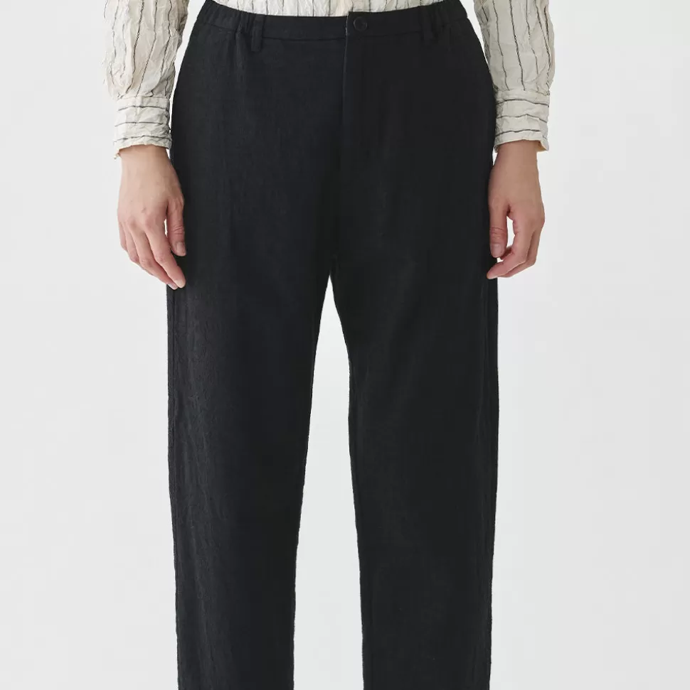 Pas de Calais - Pantalon Laine - Noir>Merci Paris Fashion