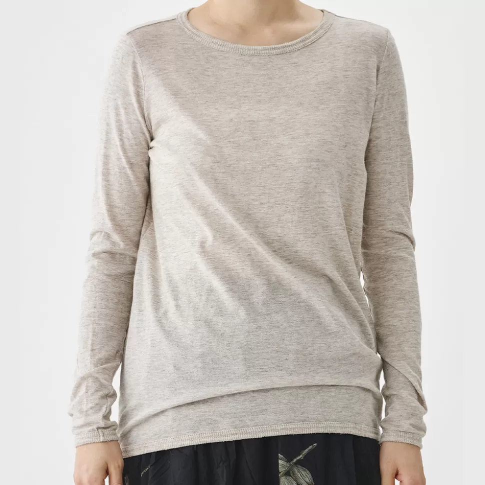 Pas de Calais - T-Shirt Manches longues - Beige>Merci Paris Shop