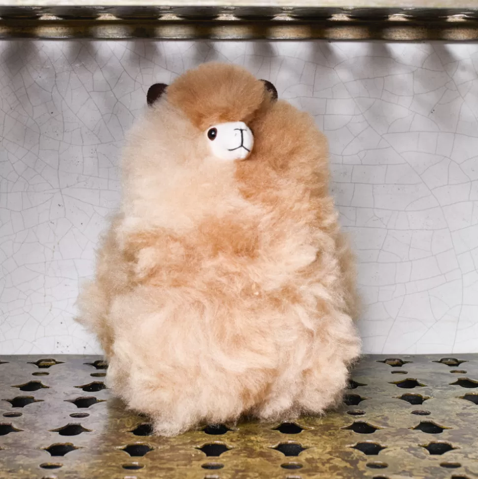 Peluche Lama en alpaga - Sandstone>Merci Paris Discount