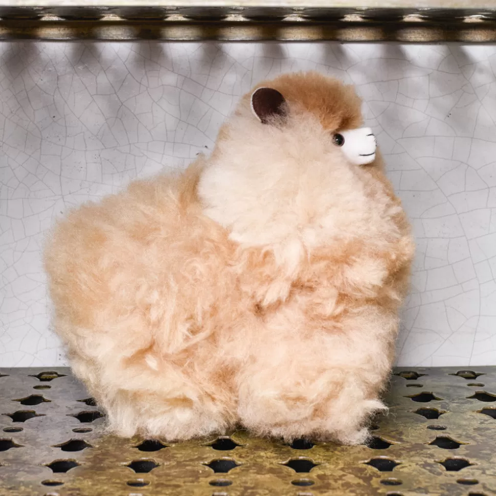 Peluche Lama en alpaga - Sandstone>Merci Paris Discount