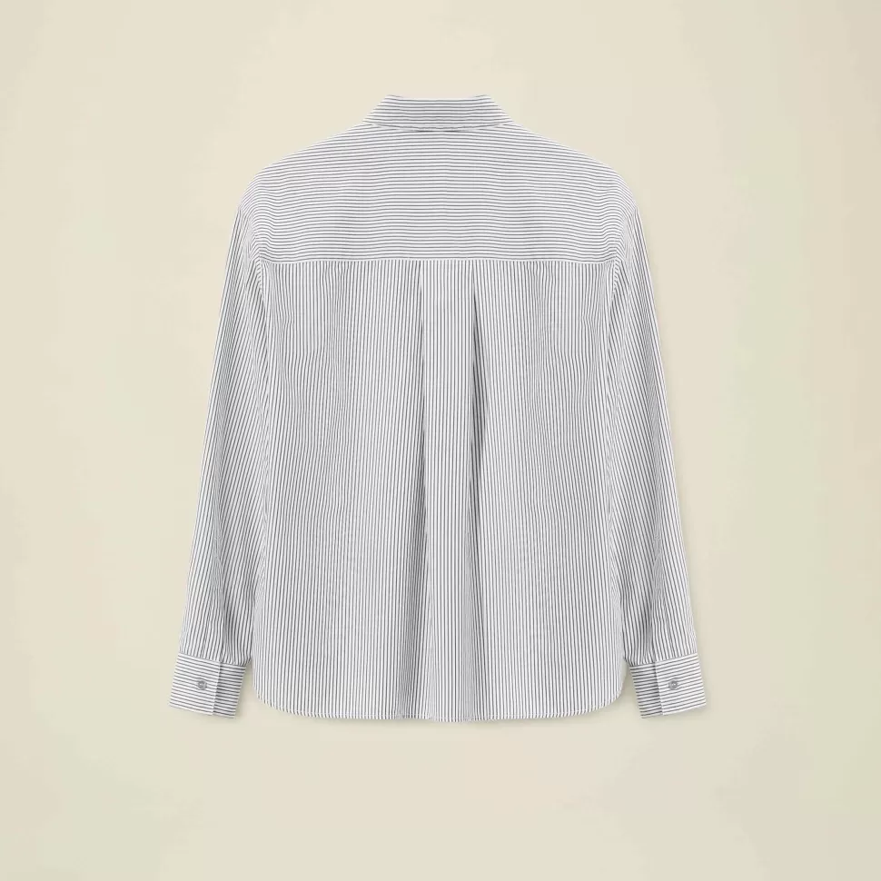 Pomandère - Chemise rayée - Bleu>Merci Paris Online