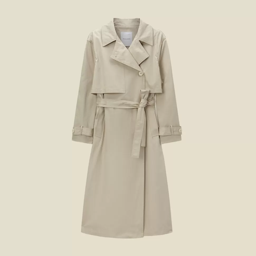 Pomandère - Trench-coat - Ecru>Merci Paris Sale