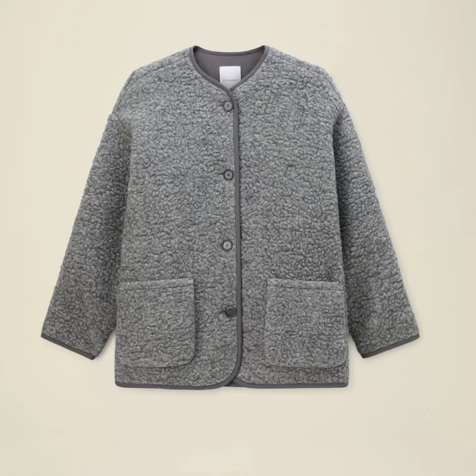 Pomandère - Veste Caban - Gris>Merci Paris Shop