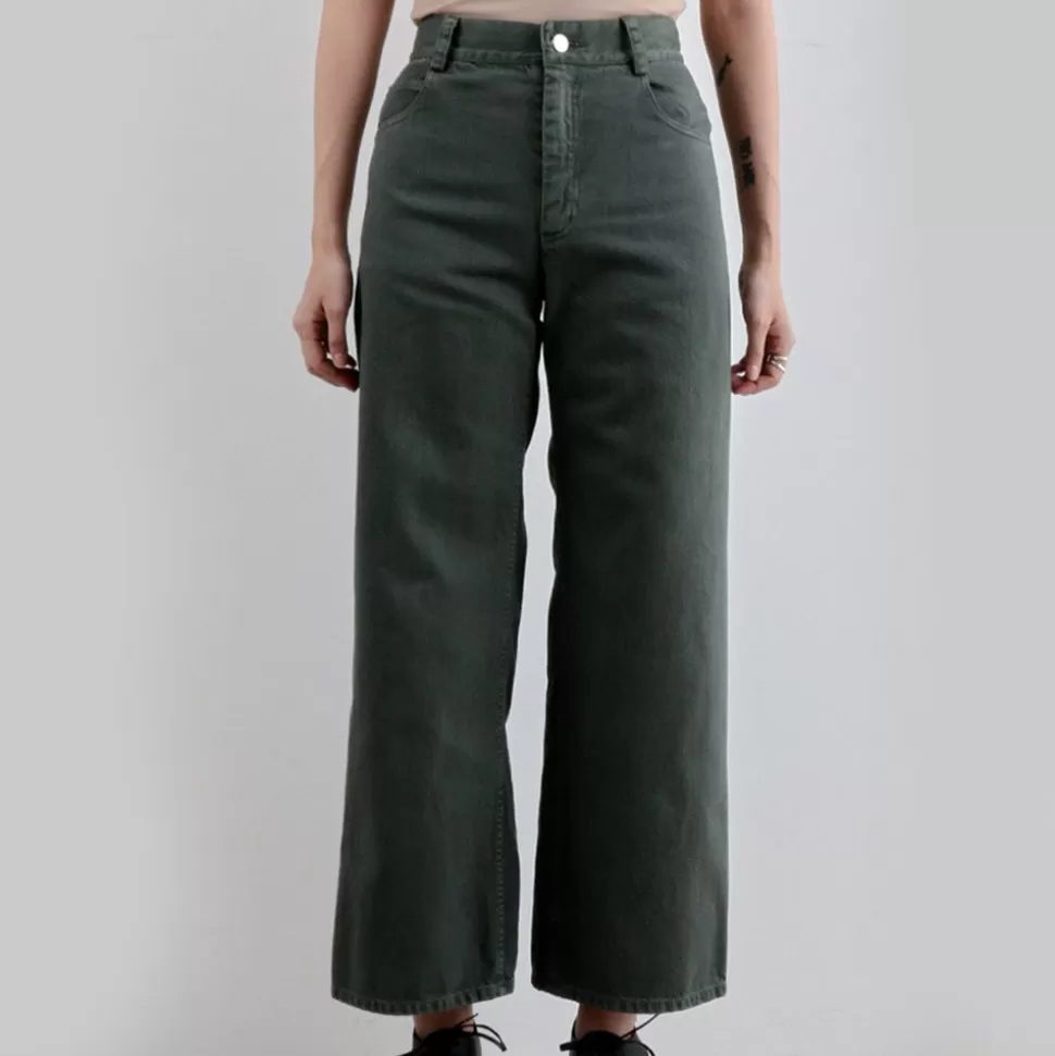 Rachel Comey - Pantalon Puerto - Vert>Merci Paris Discount