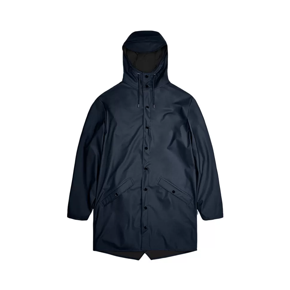 Rains - Veste Imperméable Longue - Marine>Merci Paris Online
