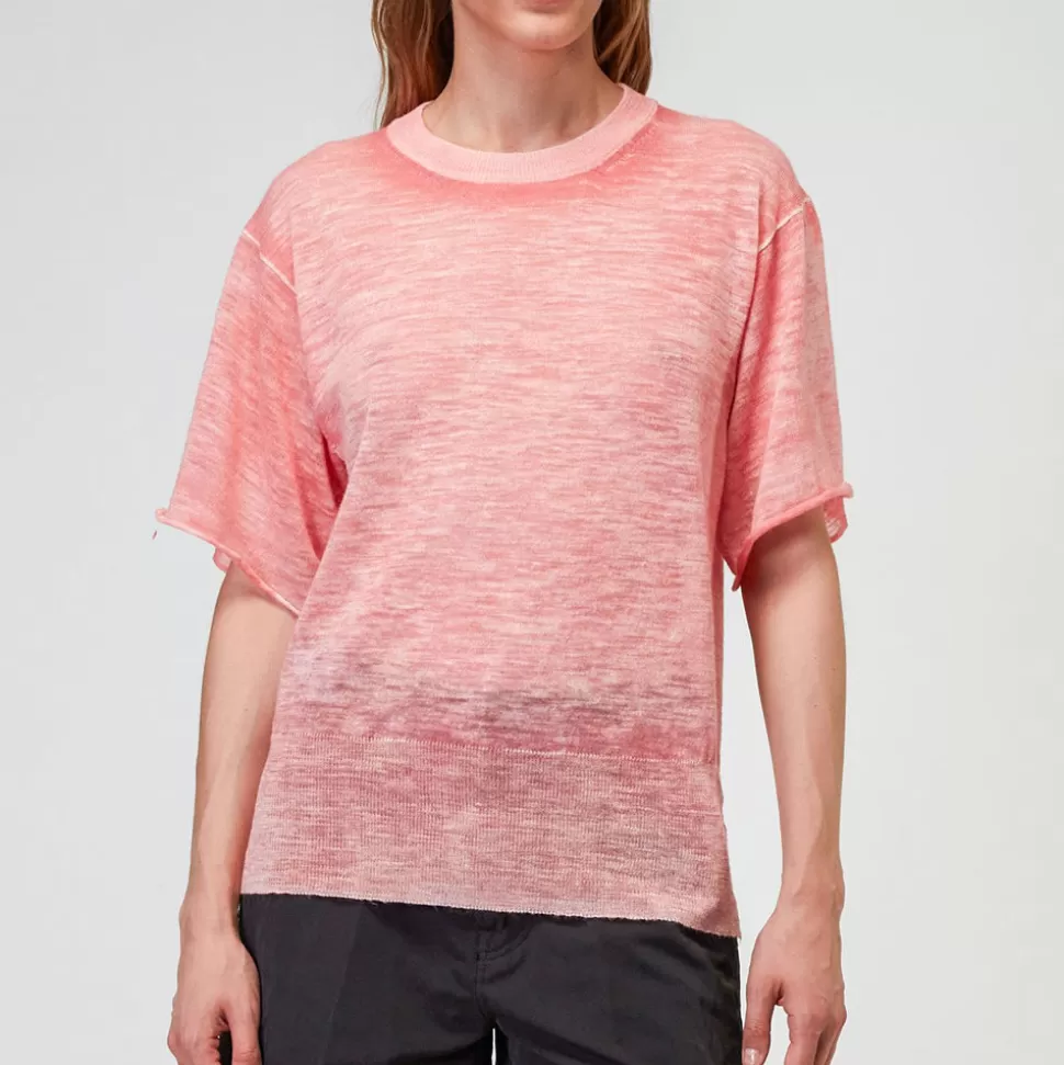 Roberto Collina - T- Shirt - Rose>Merci Paris Clearance