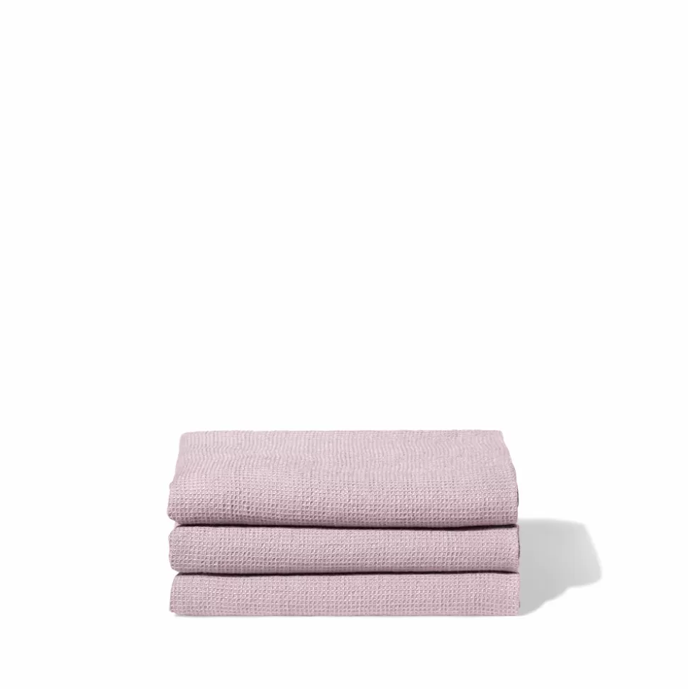 Serviette de bain en lin - Nid d'abeille - Parme Fuji Iro>Merci Paris Best Sale
