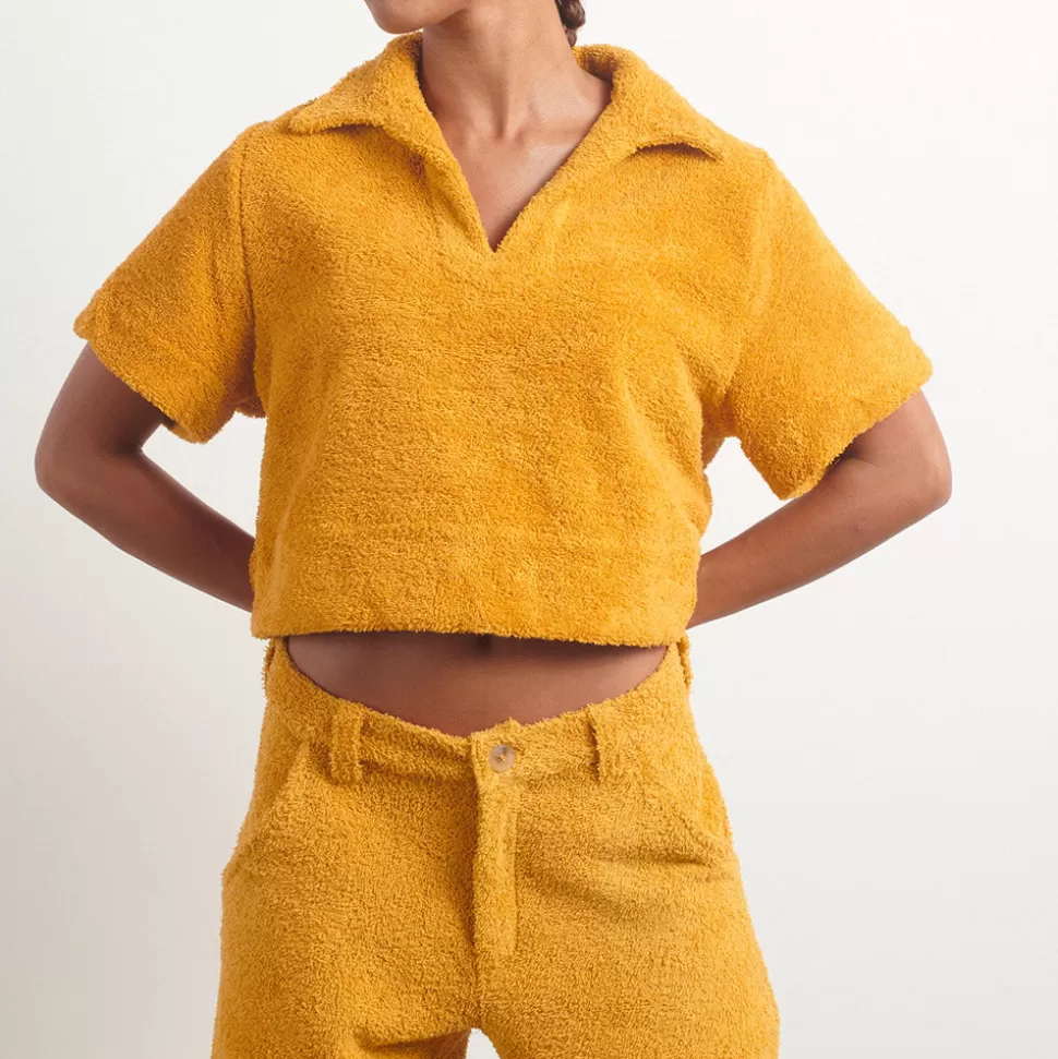 Simone Fan - T-shirt The Cropped Polo ->Merci Paris Sale