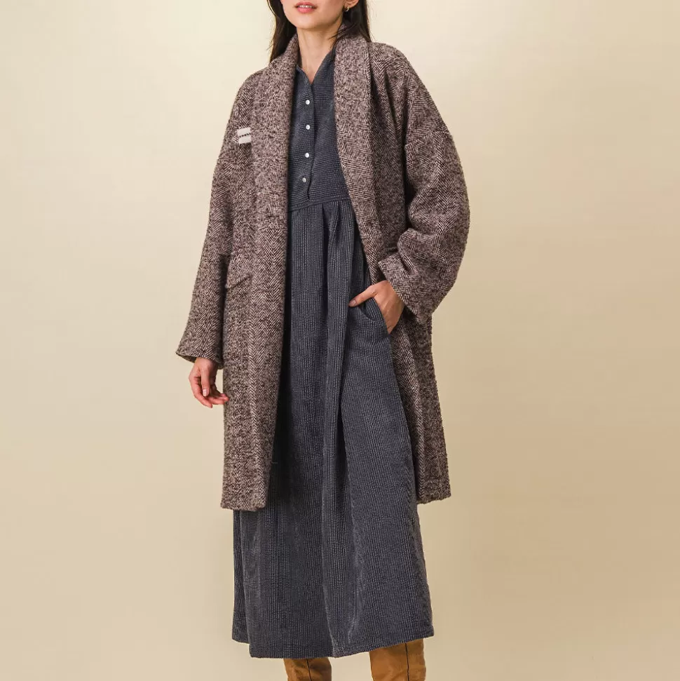 SIXSOEURS - Manteau Albertine - Marron>Merci Paris Fashion