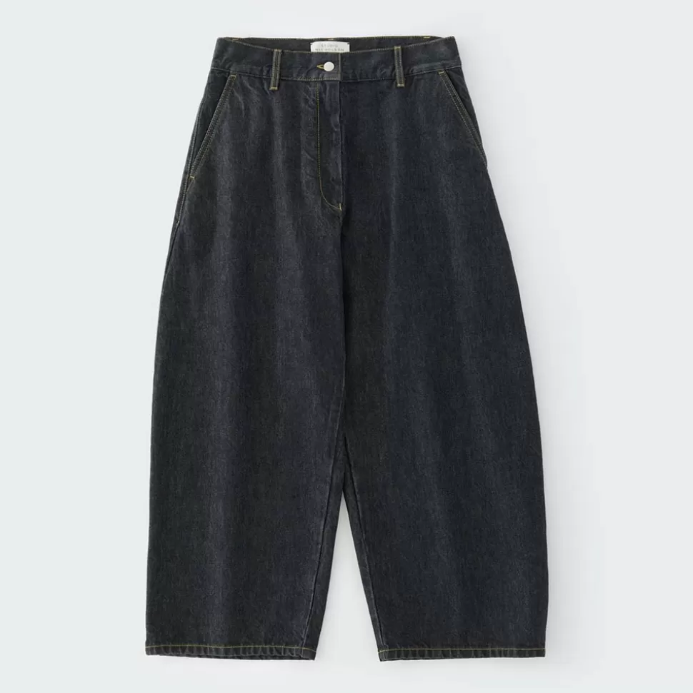 Studio Nicholson - Pantalon en Jean Chalco - Noir>Merci Paris Discount
