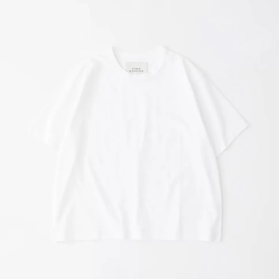 Studio Nicholson - T Shirt Lee - Blanc Optique>Merci Paris Shop