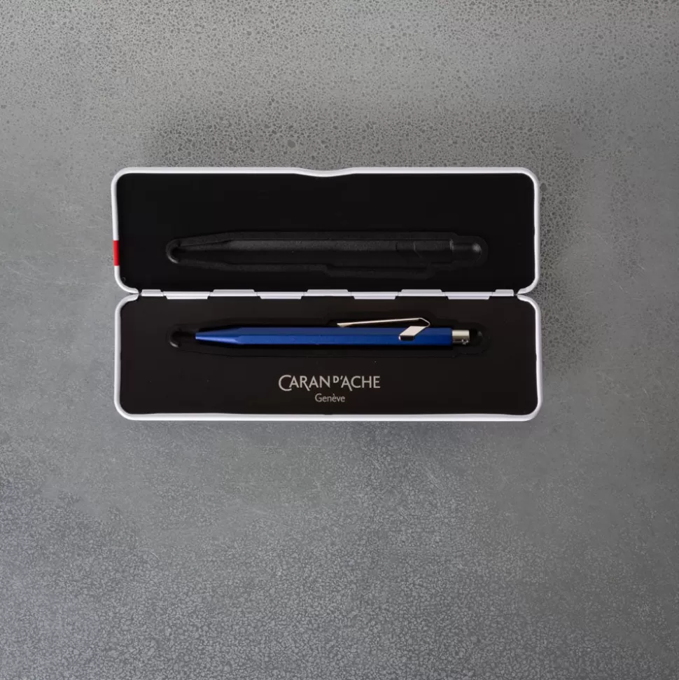 Stylo bille 849 COLORMAT-X - Bleu - Caran d'Ache>Merci Paris Store