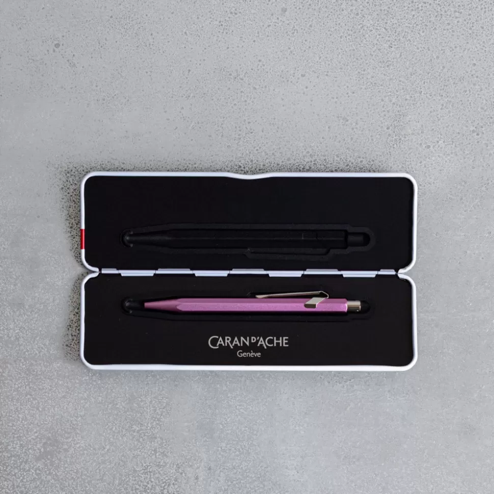 Stylo bille 849 COLORMAT-X - Rose - Caran d'Ache>Merci Paris Hot