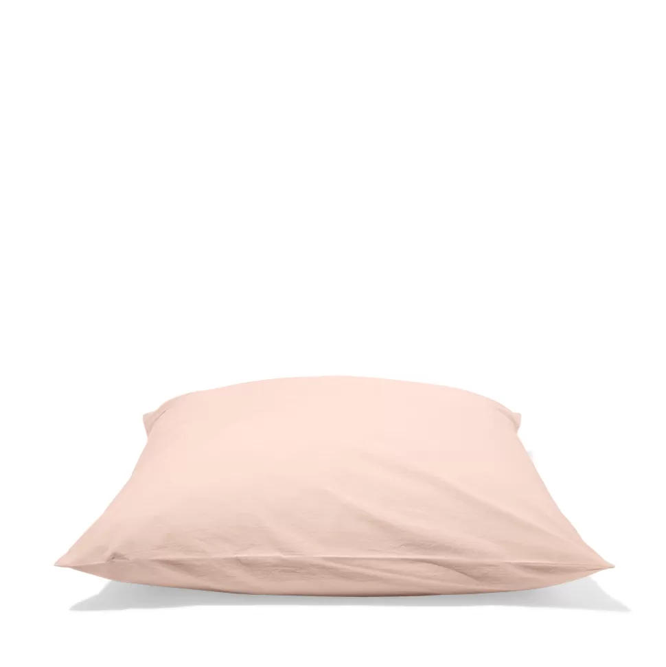 Taie d'oreiller en percale de coton - Rose des Sables>Merci Paris Clearance