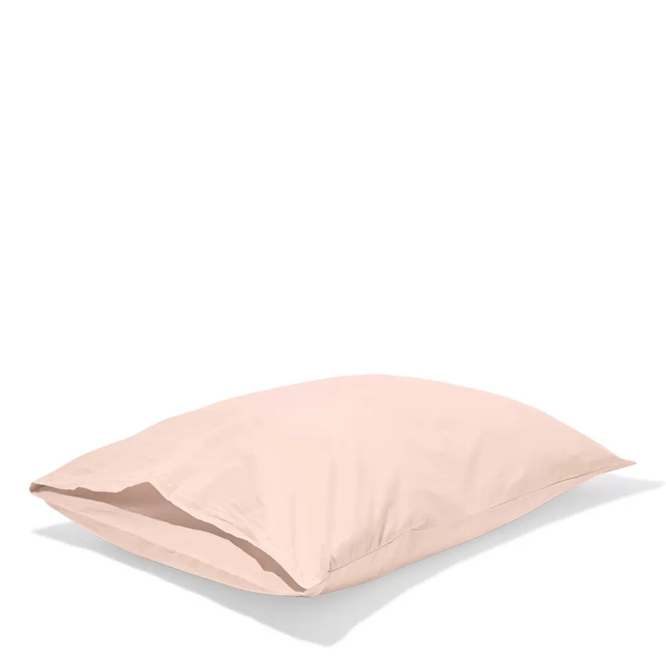 Taie d'oreiller en percale de coton - Rose des Sables>Merci Paris Clearance