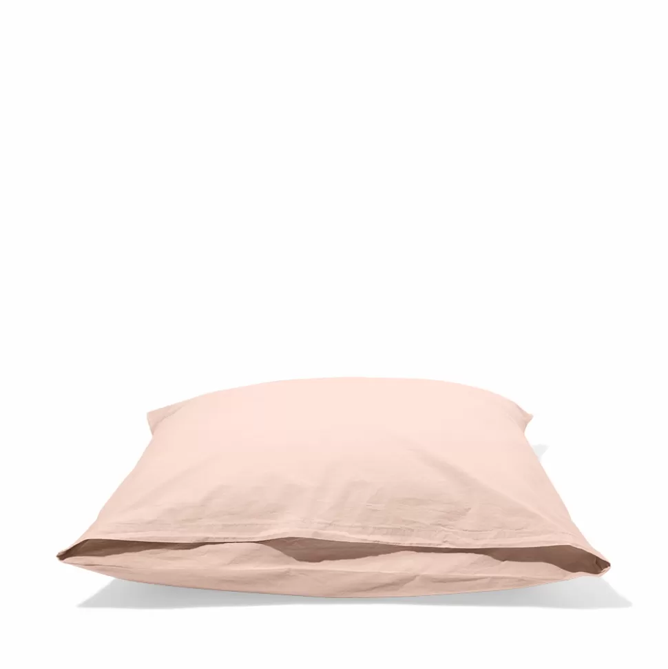 Taie d'oreiller en percale de coton - Rose des Sables>Merci Paris Clearance