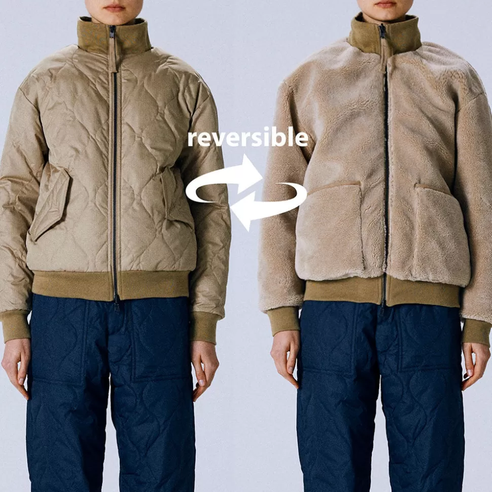Taion - Veste Military Reversible Down - Beige>Merci Paris Discount
