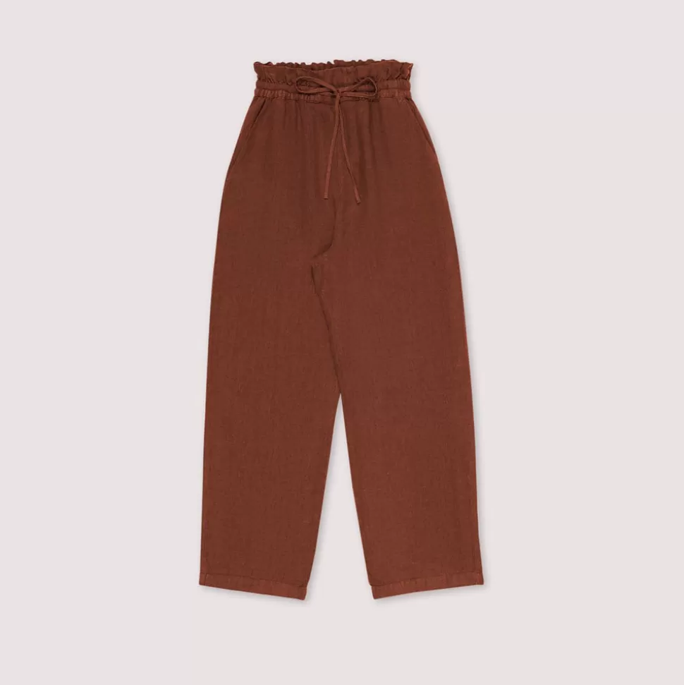 The New Society - Pantalon Long Beach - Marron>Merci Paris New