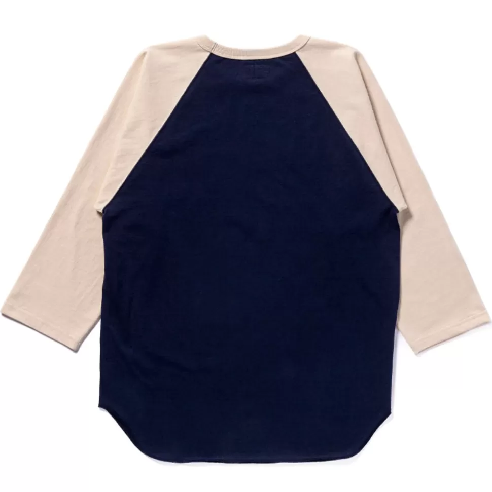 The real McCoys - T-shirt Militaire Baseball - Bleu>Merci Paris Best