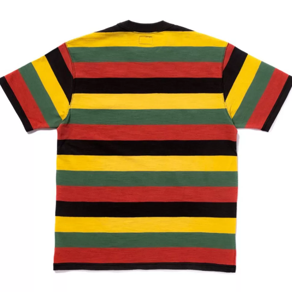 The real McCoys - T-shirt rayé Buco Stripe - Jaune>Merci Paris Best