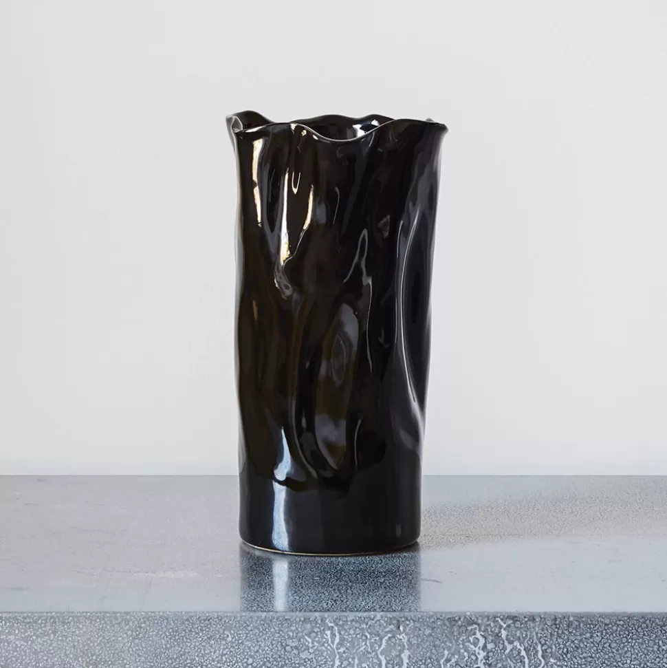 Vase Enza - Noir>Merci Paris Sale