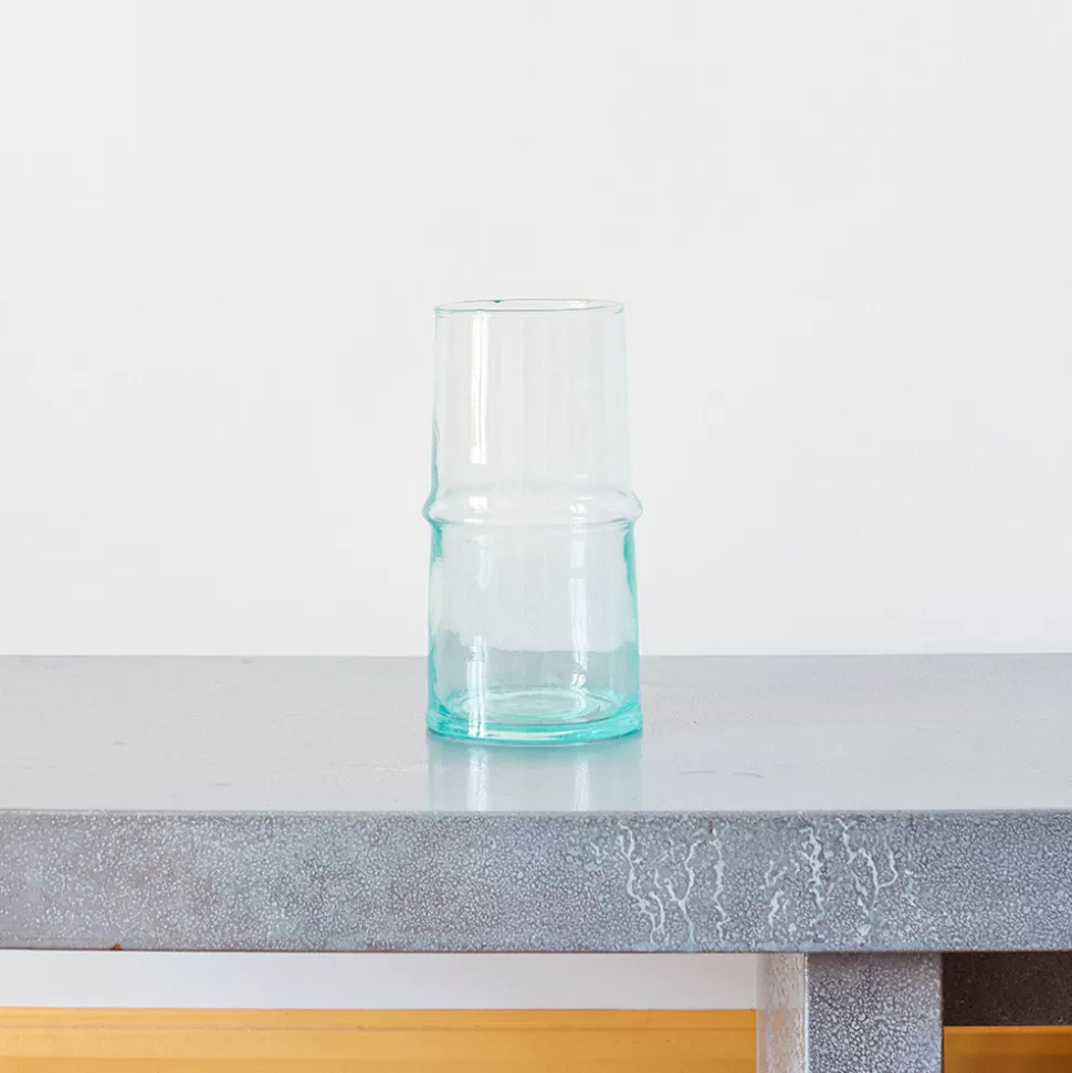 Vase Incline en verre recyclé>Merci Paris Shop