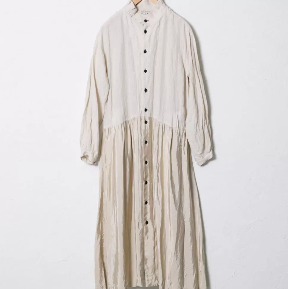 Vlas Blomme - Robe vintage - Beige>Merci Paris Clearance